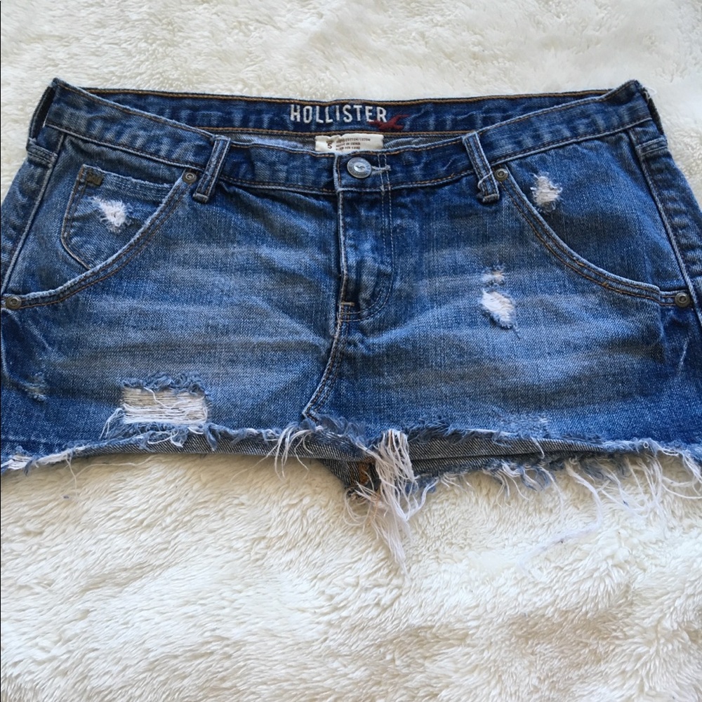Hollister jean skirt